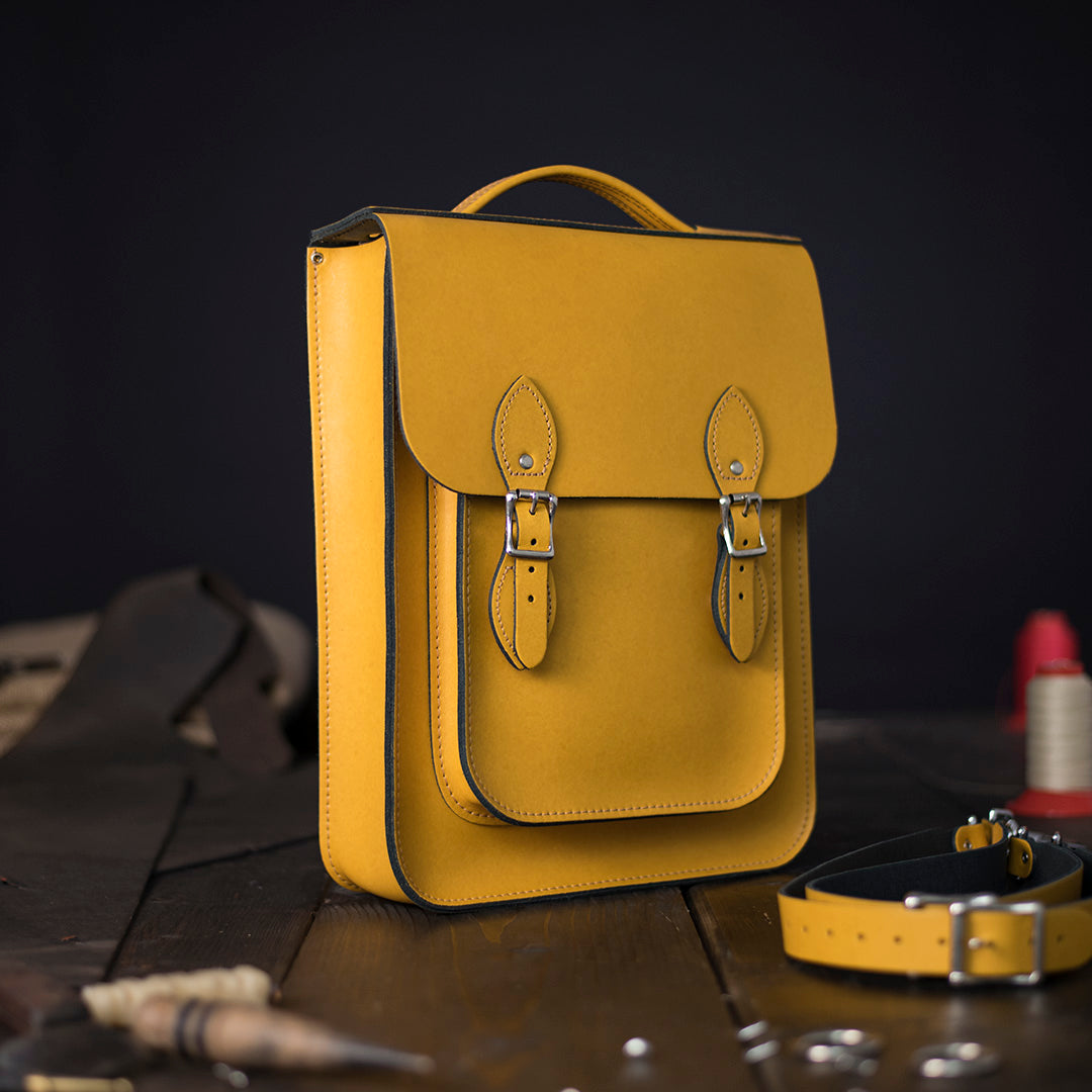 Medium Leather Backpack Portrait