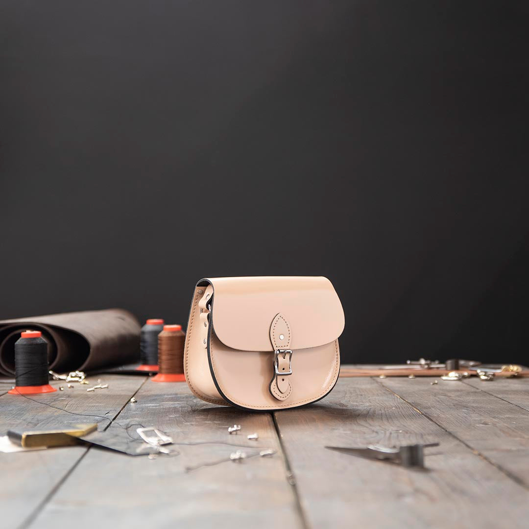 Personalised Leather Passport Holder | The Leather Satchel Co. Distressed Raspberry Blancmange