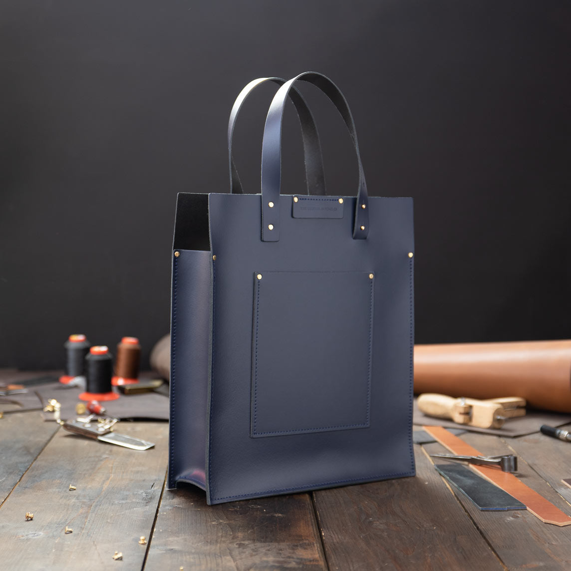 Leather Shopper in Taupe Large Handbag Leather Shoulder Bag 