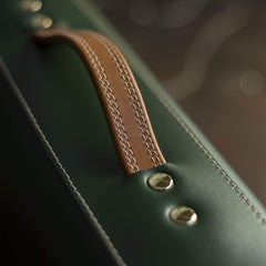 Leather luggage handle online